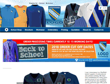 Tablet Screenshot of logoleisurewear.com